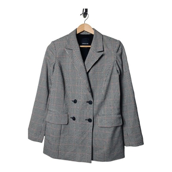 Trouve Jackets & Blazers - 𝅺Relaxed Plaid Blazer Jacket Button Front London Check By Trouve, Size S